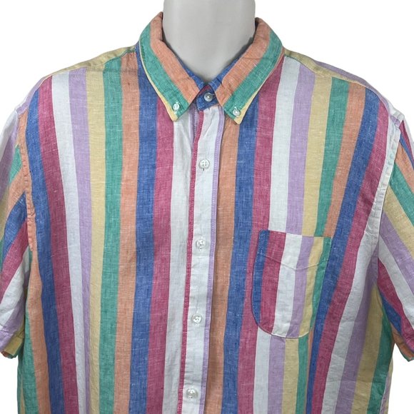 J. Crew Shirts J Crew Baird Mcnutt Irish Linen Short Sleeve Shirt